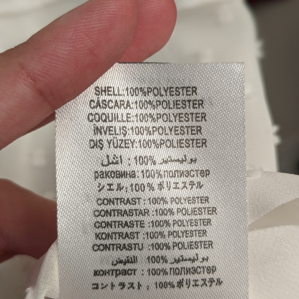 White Swiss Dot Romper - image 8